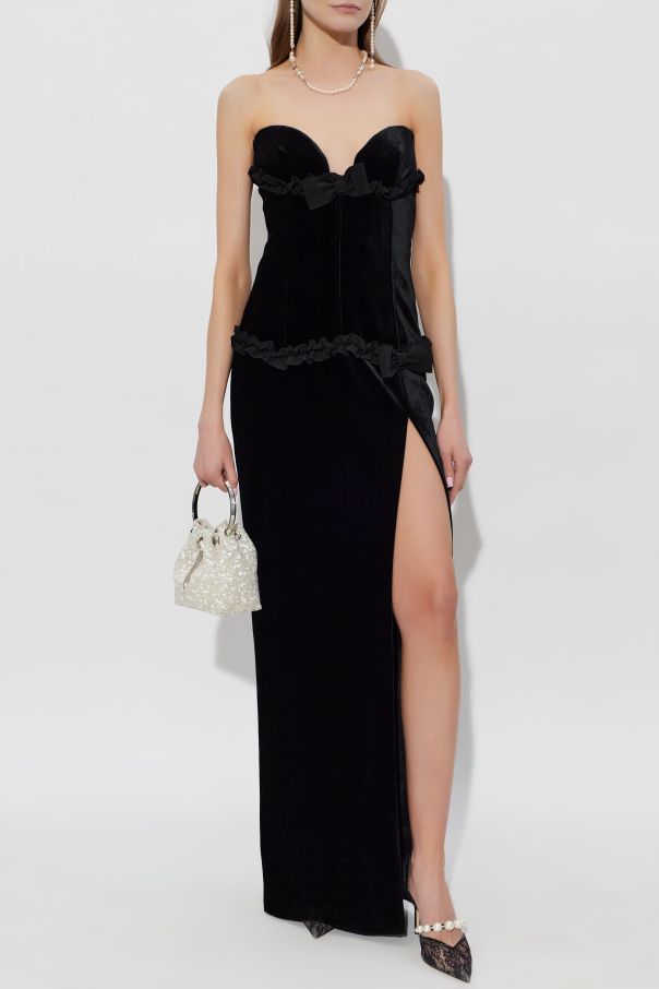 Alessandra Rich Sukienka z odkrytymi ramionami