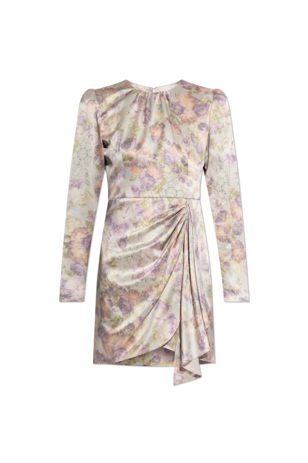 Silk dress with floral motif od Alessandra Rich