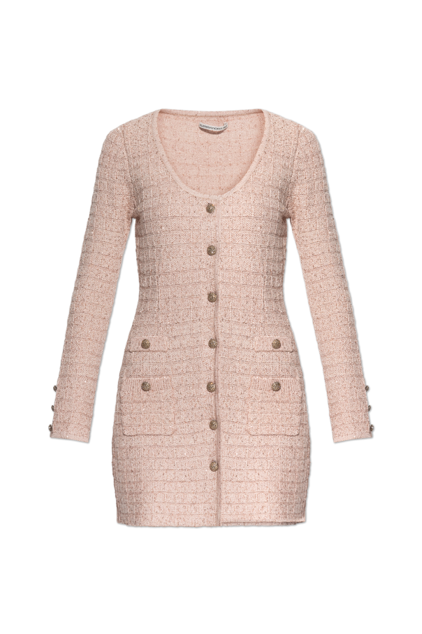 Dress with shimmering appliqués od Alessandra Rich