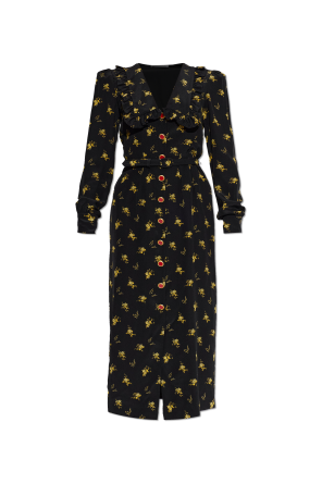 Floral motif dress