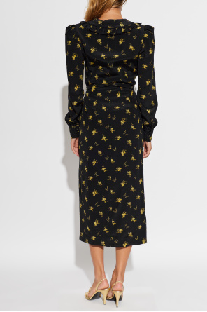 Alessandra Rich Vestido com padrão floral