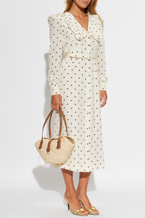 Alessandra Rich Vestido às bolinhas