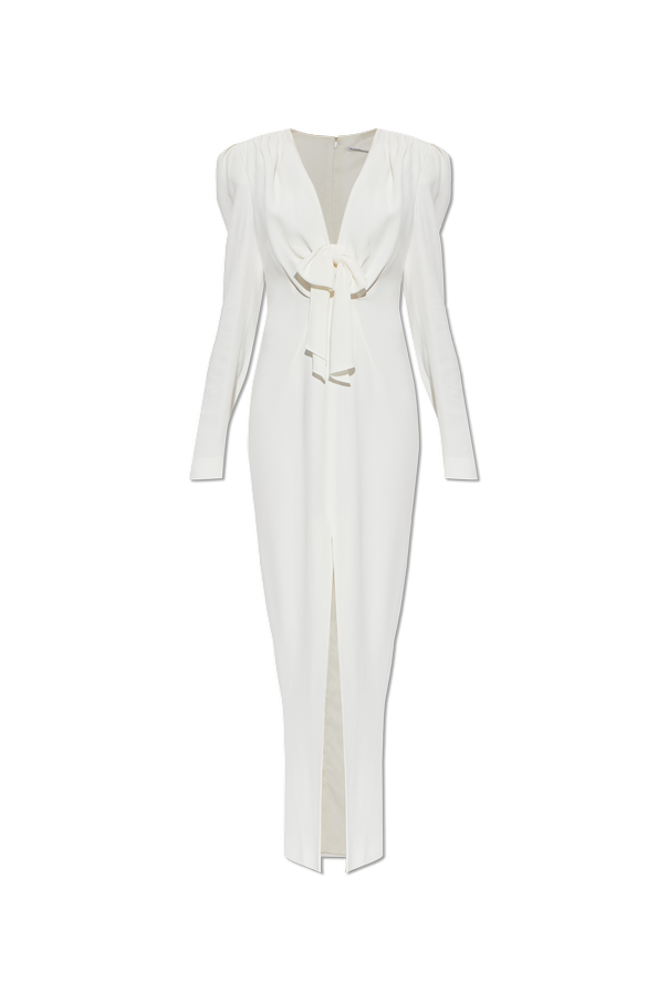 Dress with a decorative bow od Alessandra Rich