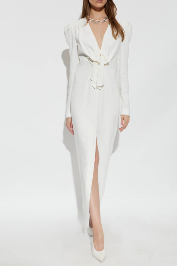 Alessandra Rich Dress with a decorative bow