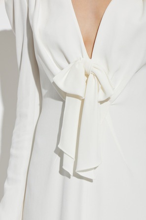 Alessandra Rich Dress with a decorative bow