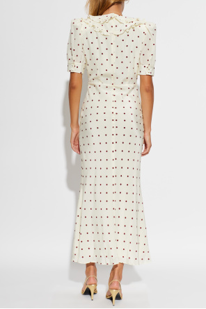 Alessandra Rich Vestido às bolinhas