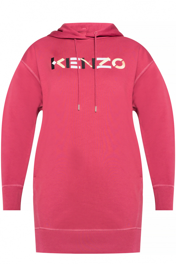 Kenzo Long hoodie Logo with logo