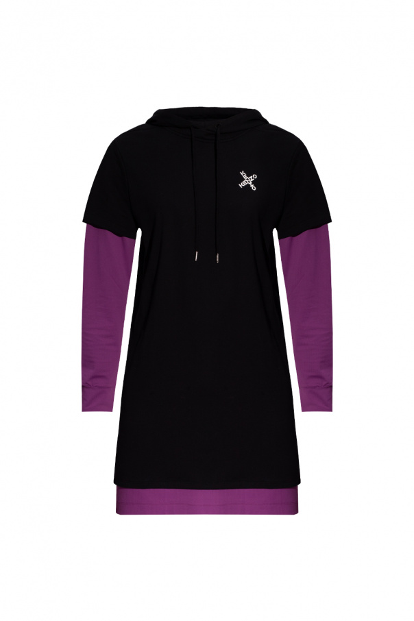 Kenzo Hooded sweatshirt dress