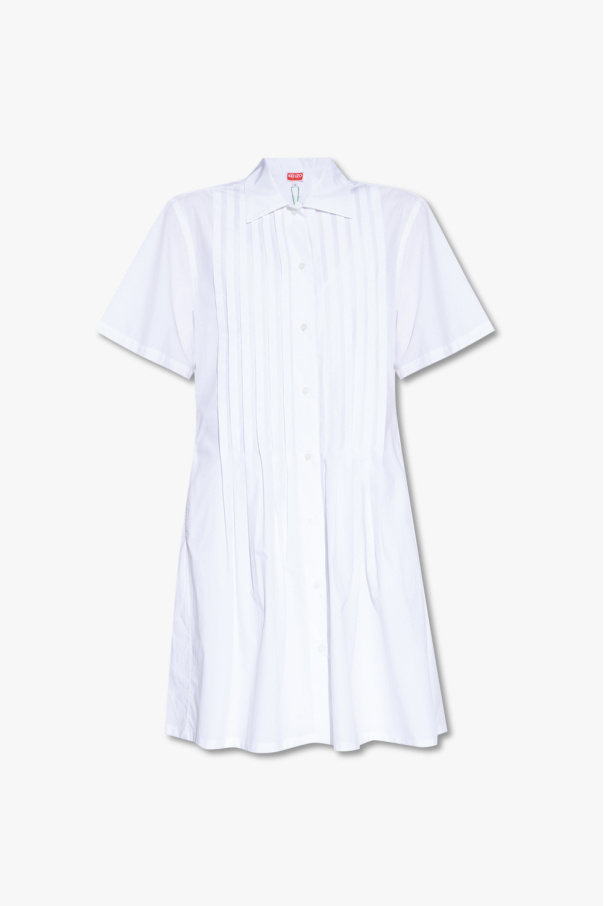 Kenzo Caterpillar workwear wheels logo print T-shirt in white