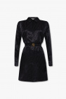 Fendi Belted silk dress