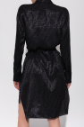 Fendi Belted silk dress