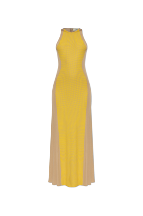 Sleeveless dress od clutch Fendi