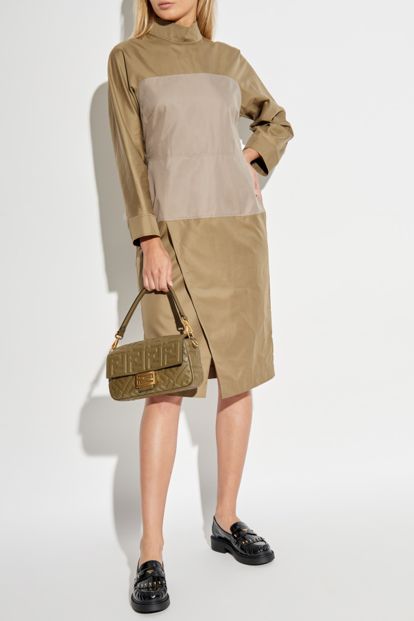 Fendi Dress with Stand-Up Collar