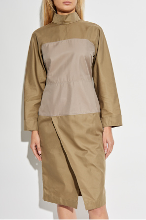 Fendi Dress with Stand-Up Collar