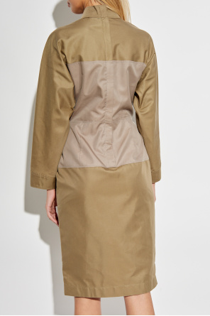 Fendi Dress with Stand-Up Collar