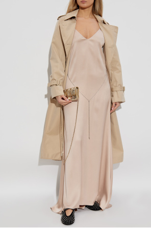 Silk dress with belt od Fendi