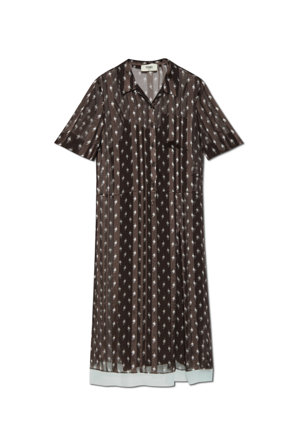 Silk dress with floral pattern, zdjęcie 1 Silk dress with floral pattern od Fendi