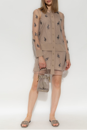 Dress with sequin appliqués od Fendi