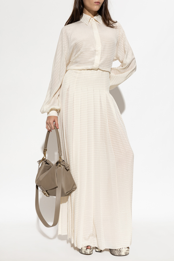 Fendi Vestido de seda