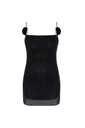Dress finished with lurex thread