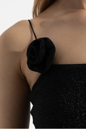 Oseree Sukienka wykończona nicią lureksową