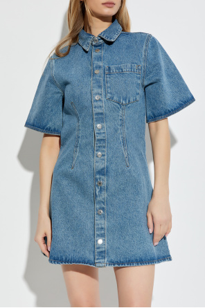 Ami Alexandre Mattiussi Vestido vaquero