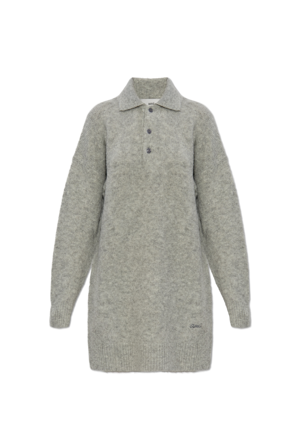 Wool dress with collar od Ami Alexandre Mattiussi