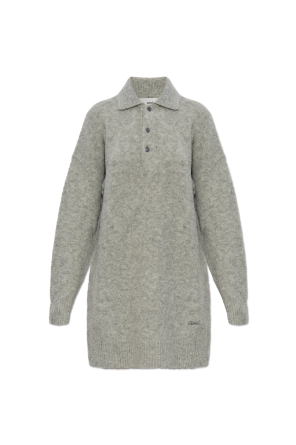 Wollkleid mit Kragen