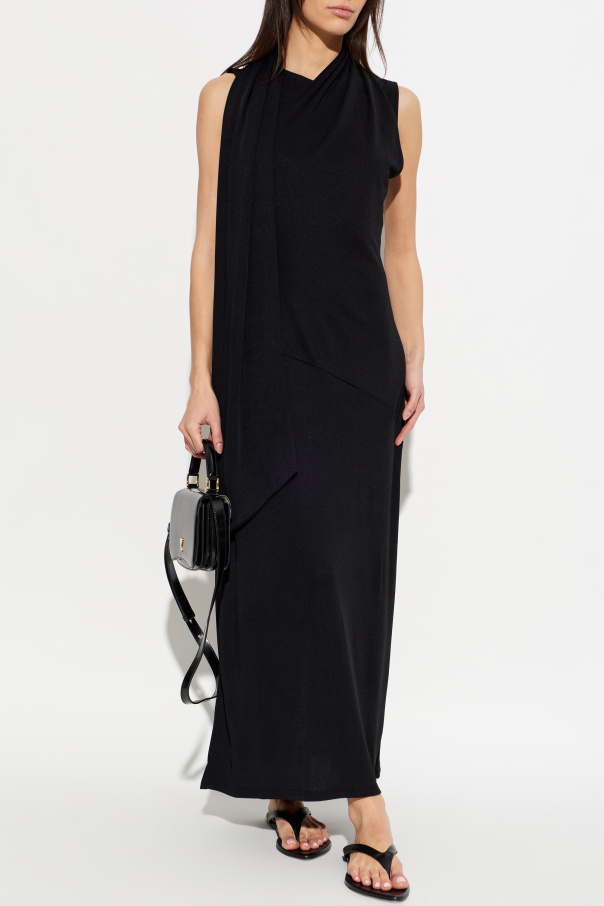 Ami Alexandre Mattiussi Dress with a decorative pleat