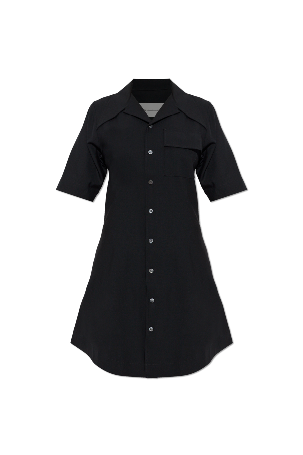 Wool dress with pocket od Ami Alexandre Mattiussi