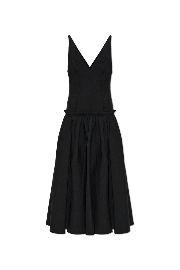 Dress with a flared hem od Ami Alexandre Mattiussi
