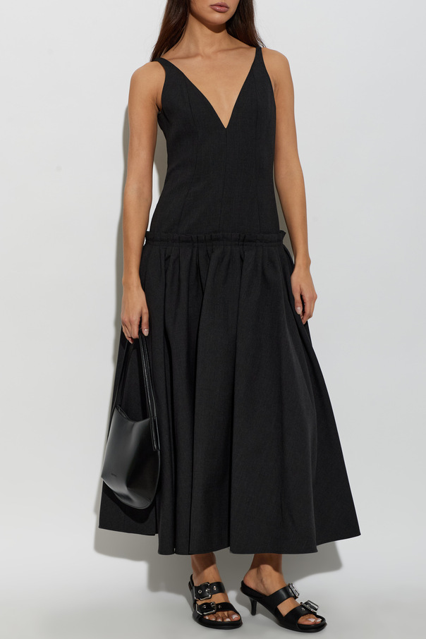 Ami Alexandre Mattiussi Dress with a flared hem
