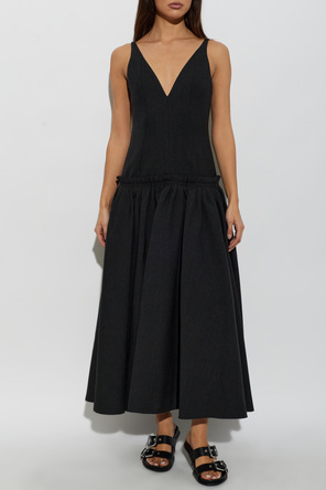 Ami Alexandre Mattiussi Dress with a flared hem