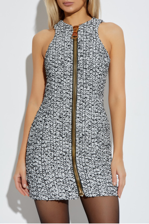 Balmain Vestido de tweed sin mangas