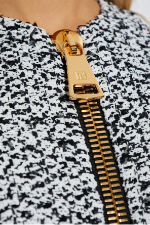 Balmain Vestido de tweed sin mangas