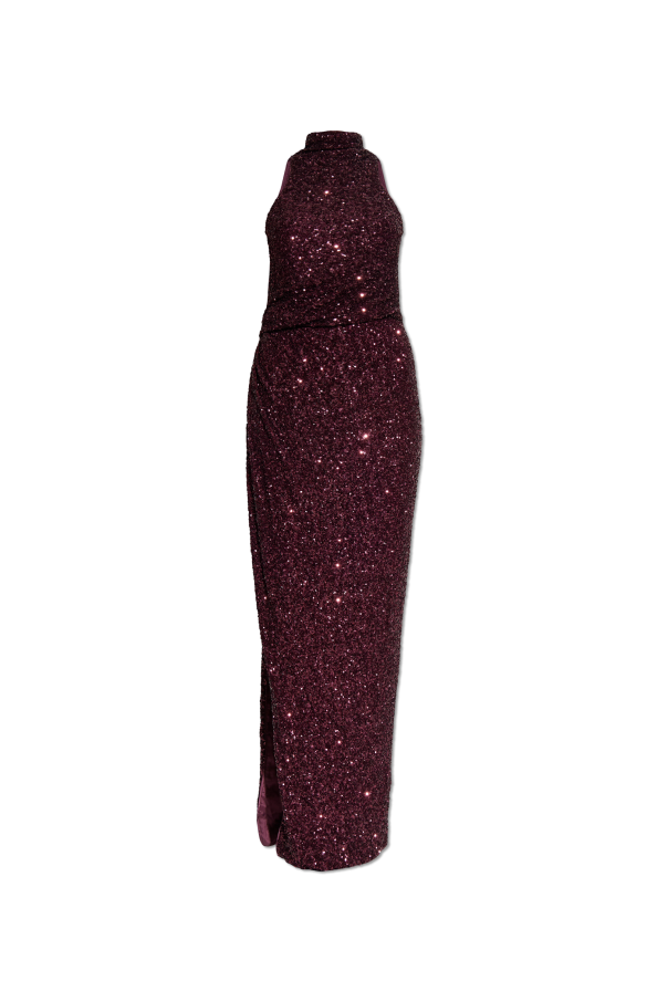 Sleeveless sequin dress od Balmain