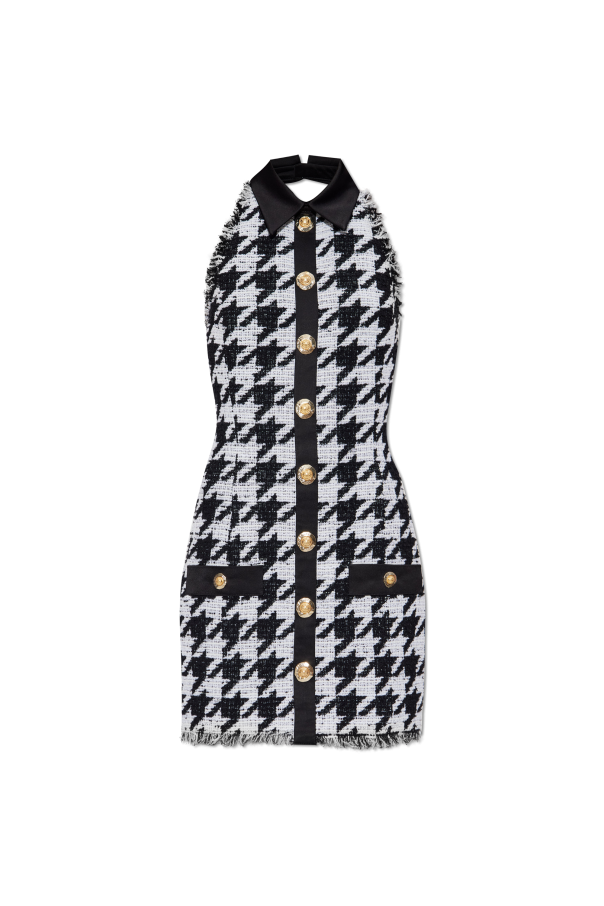 Houndstooth dress od Balmain