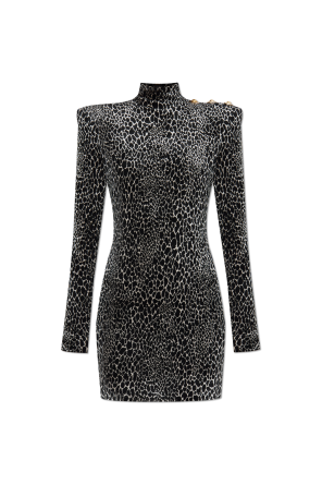 Dress with animal print