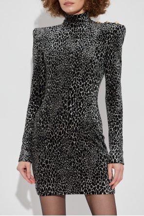 Balmain Tiermotiv-Kleid