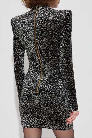Balmain Tiermotiv-Kleid