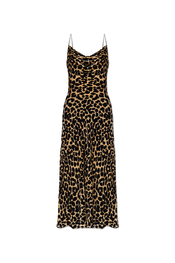 Animal print dress od Balmain