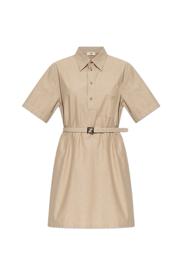 Dress with belt od Fendi