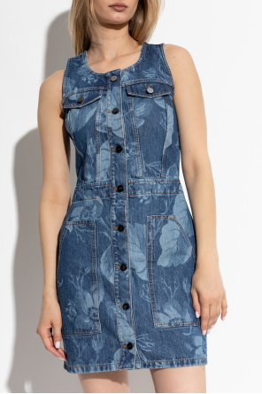 Fendi Vestido vaquero sin mangas