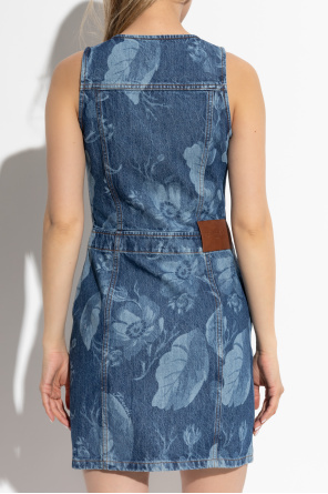 Fendi Vestido vaquero sin mangas