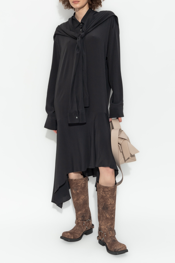 Acne Studios Sukienka z kołnierzem