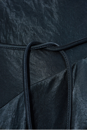 Acne Studios Vestido de satén con encaje