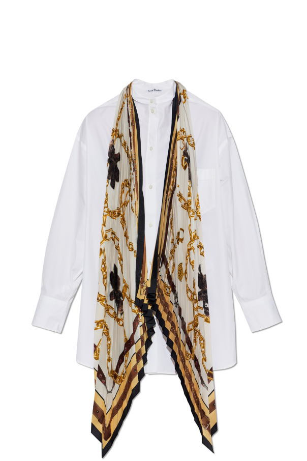 Shirt with pleated fabric od Acne Studios