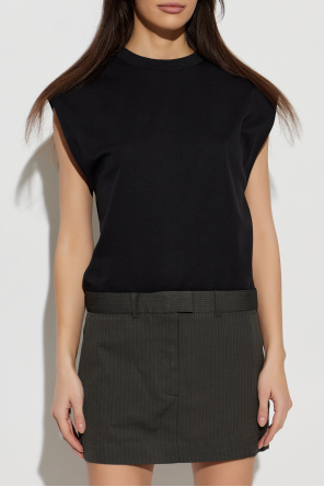 Acne Studios Kleid aus gemischten Materialien