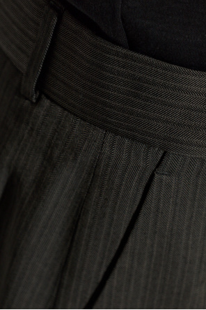 Acne Studios Kleid aus gemischten Materialien