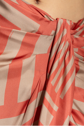 Fendi Silk skirt with monogram
